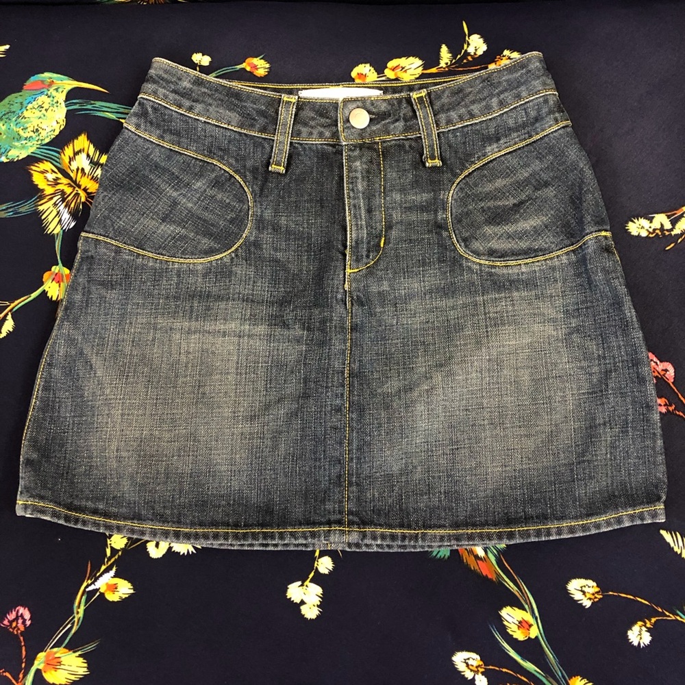 Paper Denim & Cloth Mini Skirt Sz: 24